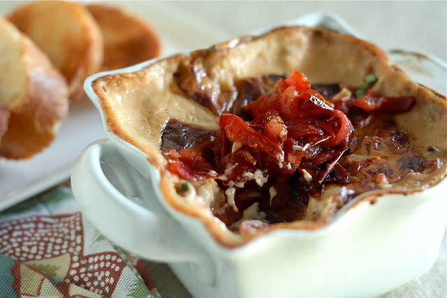 <strong>Get the <a href="http://www.countrycleaver.com/2012/07/roasted-tomato-brie-dip.html">Roasted Tomato Brie Dip recipe</a> by Country Cleaver</strong>