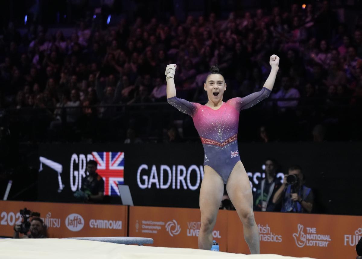 Jessica Gadirova bags Britain's firstever women's allaround medal