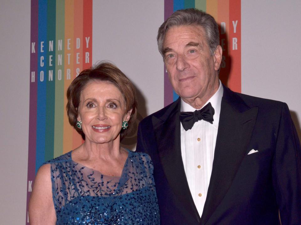 Nancy Pelosi and Paul Pelosi in 2014