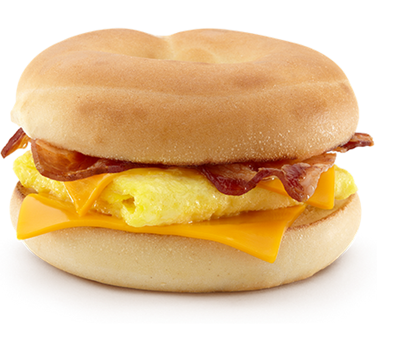 mcdonald's bacon egg cheese bagel