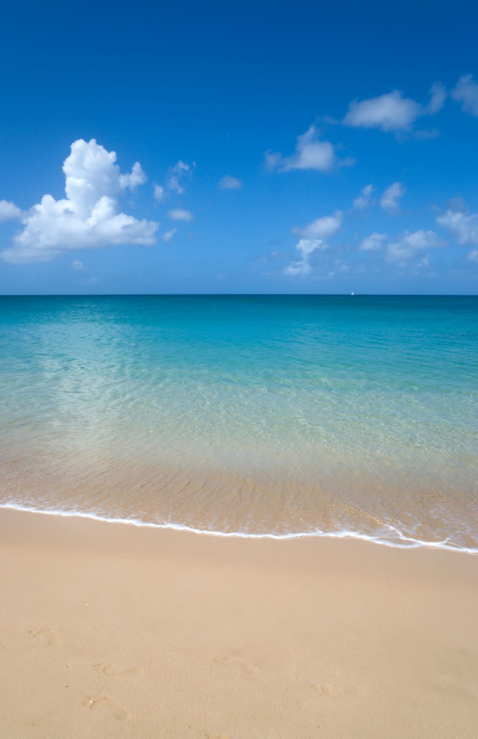 View out to sea from Reduit Beach in Rodney Bay. Source: Getty Images