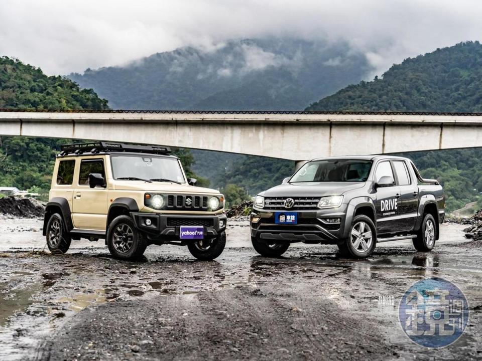 SUZUKI Jimny V.S. VOLKSWAGEN Amarok V6 3.0 TDI Highline