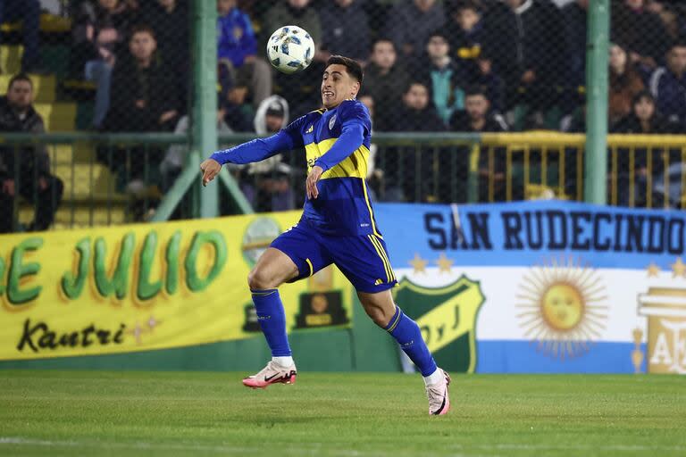 Miguel Merentiel es una fija en la ofensiva de Boca y vuelve a ser titular vs. Instituto