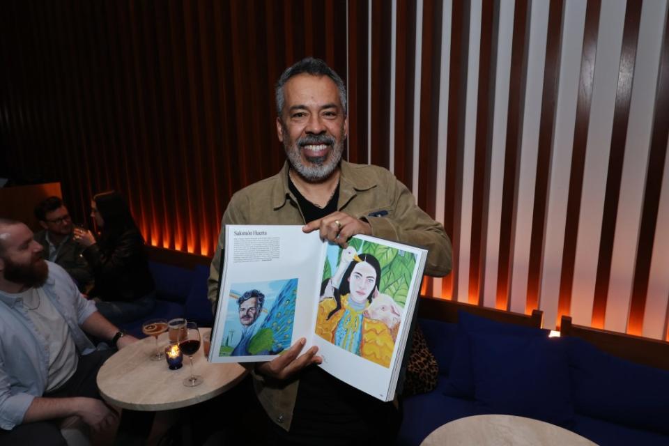 Salomón Huerta at TheWrapBook Launch Party 2024