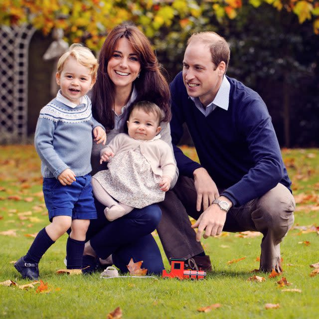 The Duke and Duchess of Cambridge with Prince George and Princess Charlotte 