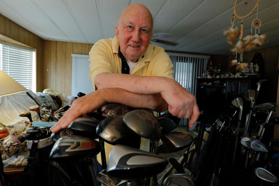 North Fort Myers resident John Berg owns a golf club collection of more than 4,500 clubs.