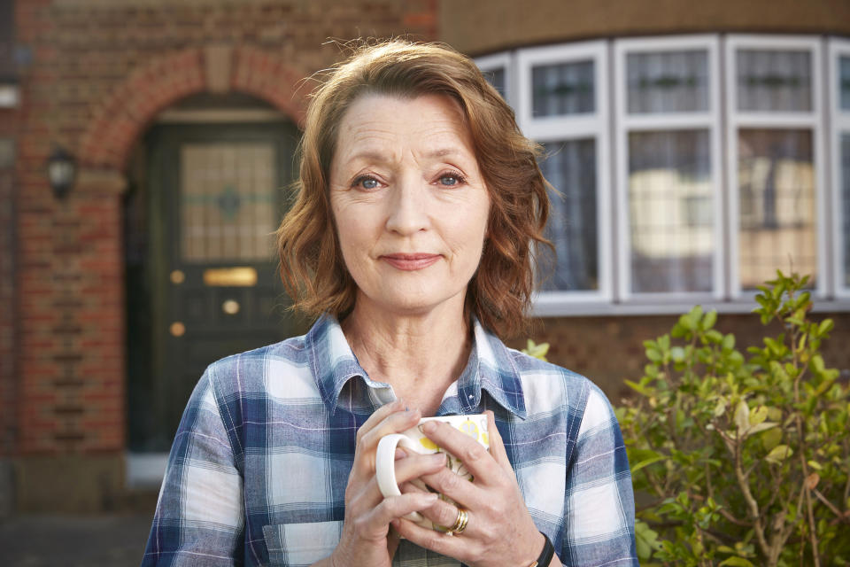 Mum with Lesley Manville.