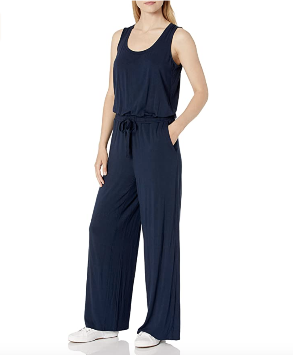 Amazon Essentials Women's Sleeveless Scoop-Neck Wide-Leg Jumpsuit (Photo: Amazon)