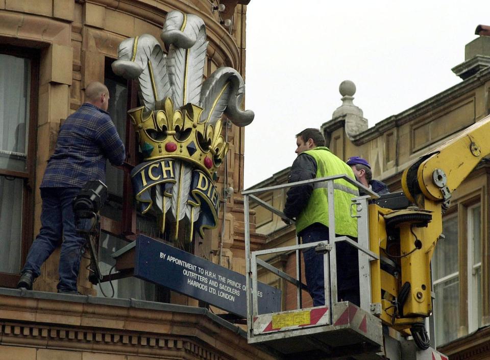 harrods royal warrant taken away