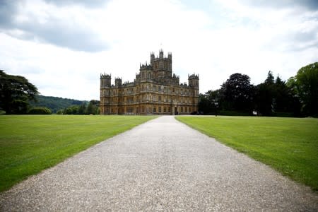 FILE PHOTO: Highclere Castle, the filming location for Downton Abbey, is seen in Hampshire