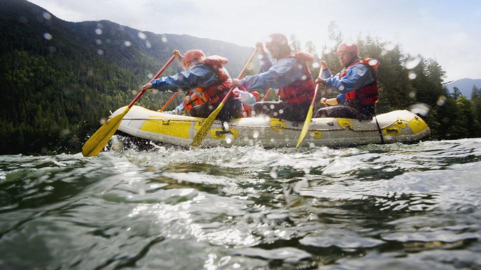 family whitewater rafting