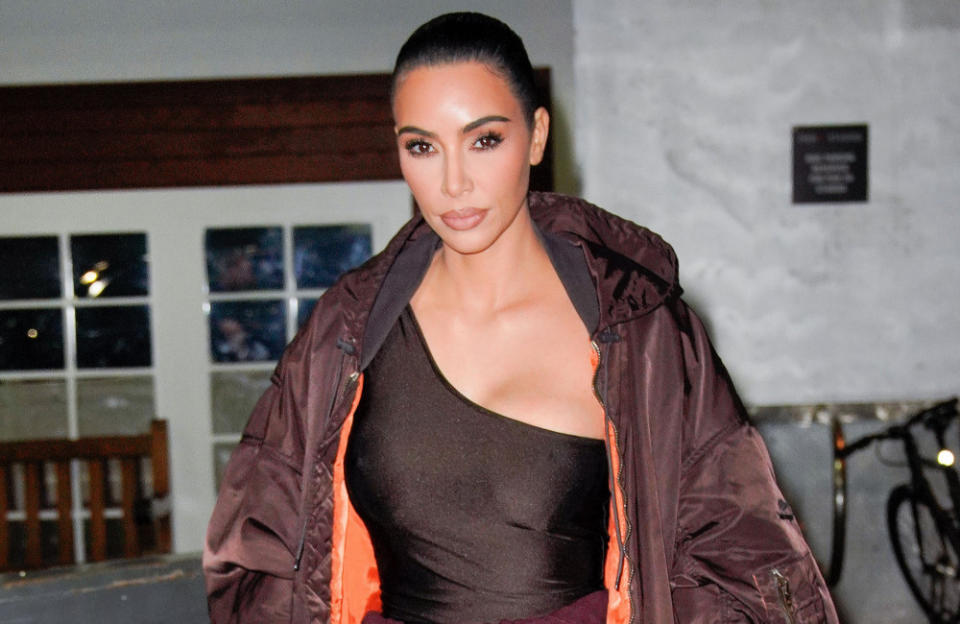 Kim Kardashian was among the stars who attended a memorial event for JR Ridinger credit:Bang Showbiz