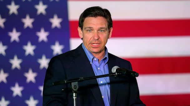 PHOTO: Republican presidential candidate, Florida Gov. Ron DeSantis, speaks during a campaign event on June 2, 2023, in Lexington, S.C. (Artie Walker Jr./AP)