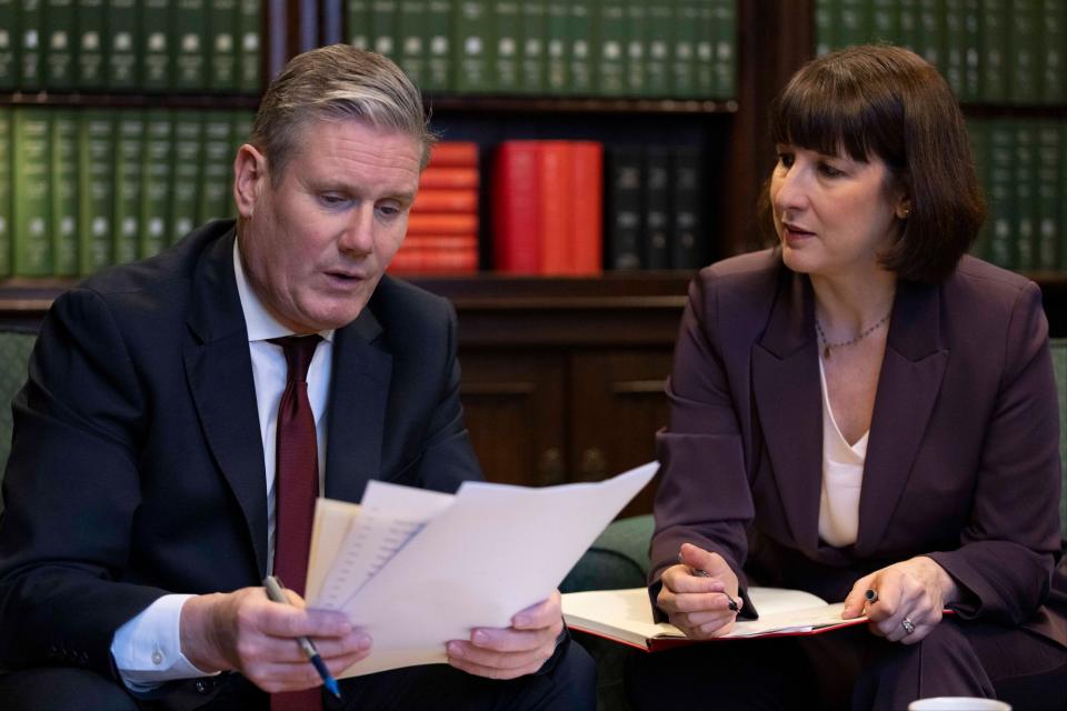 Shadow Chancellor Rachel Reeves with Sir Keir Starmer (Getty Images)