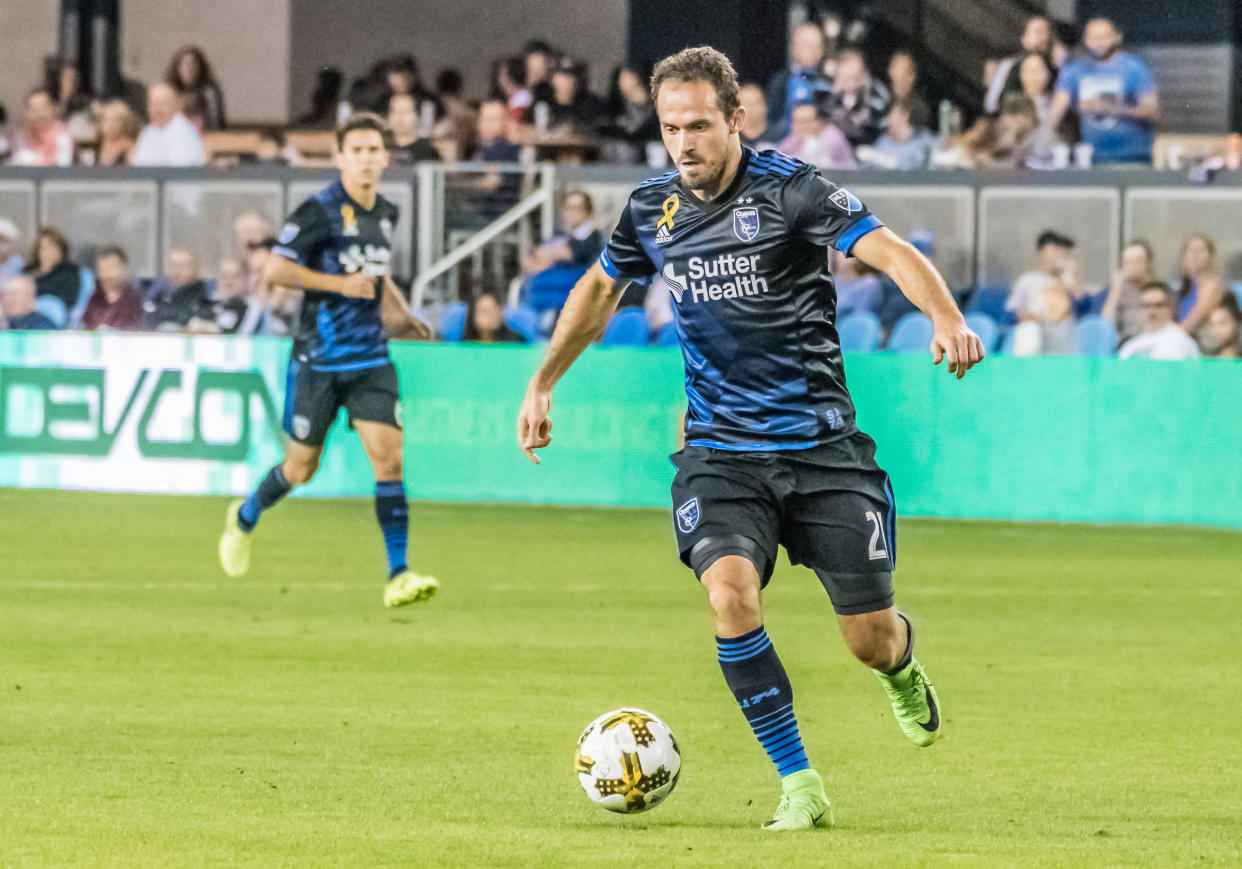 San Jose Earthquakes striker Marco Urena sent his team to the MLS playoffs with a dramatic late winner. (Getty)