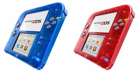 Pokémon-friendly transparent 2DS systems on the way … in Europe