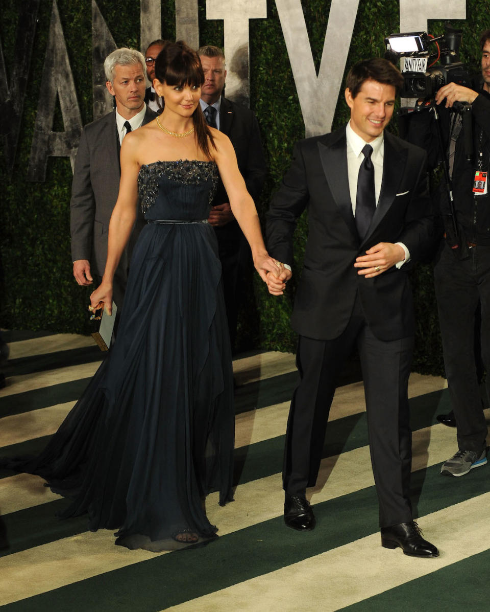 arrives at the 2012 Vanity Fair Oscar Party hosted by Graydon Carter at Sunset Tower on February 26, 2012 in West Hollywood, California.