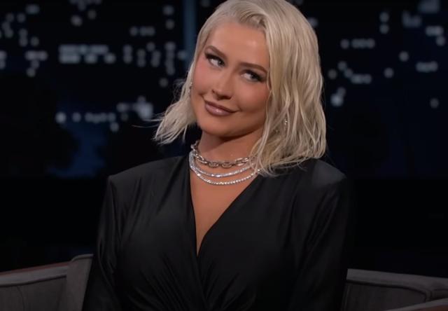 Christina Aguilera Stuns in Plunging Top and Spandex Pants as She Addresses  Britney Spears' Memoir