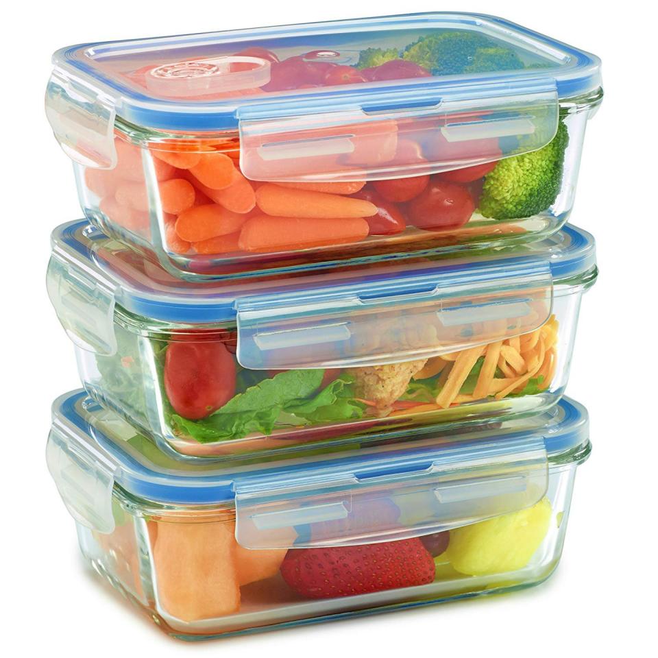 Best for Small Portions: 1790 Glass Meal Prep Containers