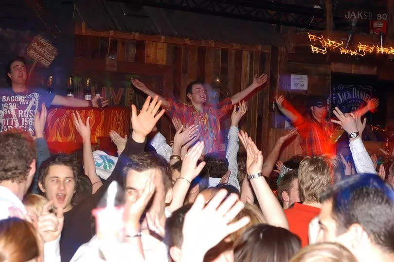 The party in full flow at Swansea's old Jumpin' Jaks nightclub -Credit:Steve Saunders / Jumpin' Jaks ents team