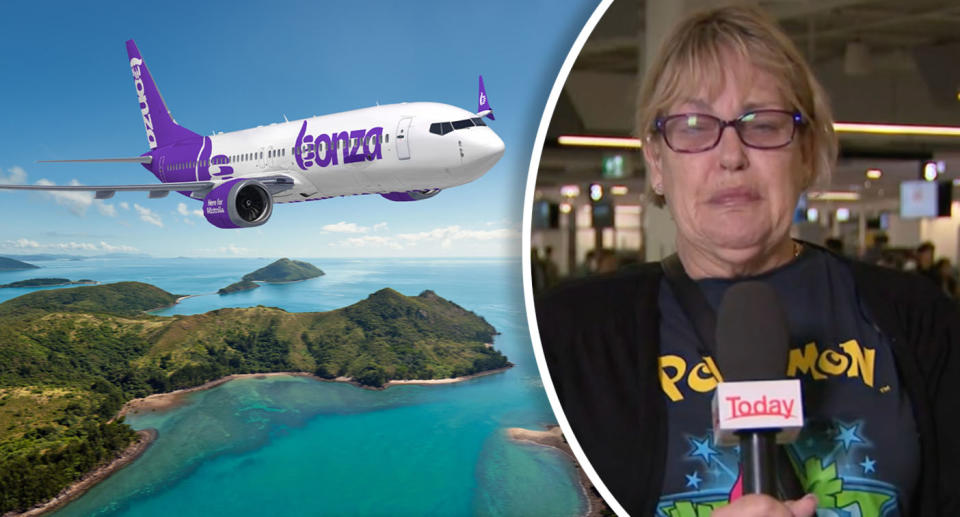 Passengers like Tracy have been stranded unexpectedly as Bonza cancels flights.