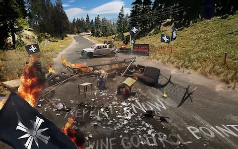 Far Cry 5 blockade