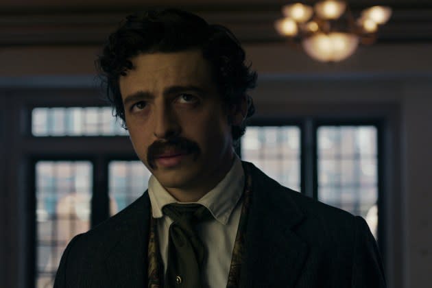 Anthony Boyle as John Wilkes Booth in "Manhunt." - Credit: Apple TV+