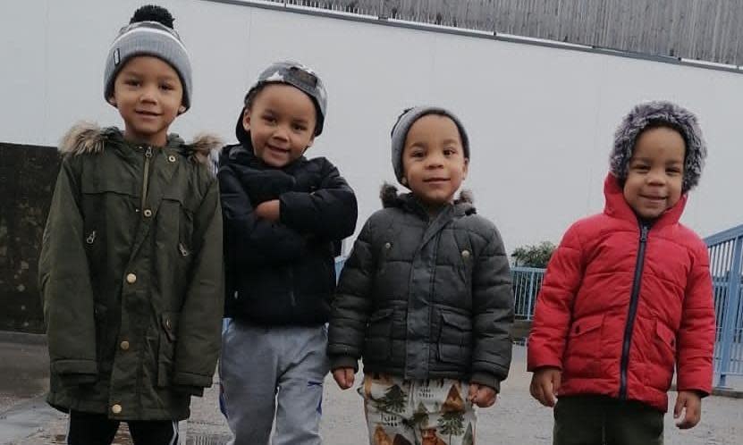 <span>Twins Kyson and Bryson Hoath, aged four, and Leyton and Logan Hoath, aged three. Their mother, Deveca Rose, is on trial for their manslaughter.</span><span>Photograph: Metropolitan police/PA</span>