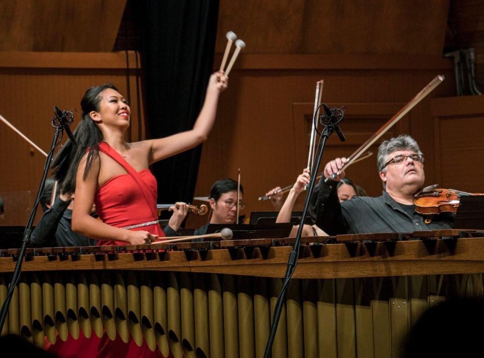 Ji Su Jung is guest soloist with the Sarasota Orchestra for a performance of American composer Kevin Puts’s “Marimba Concerto.”