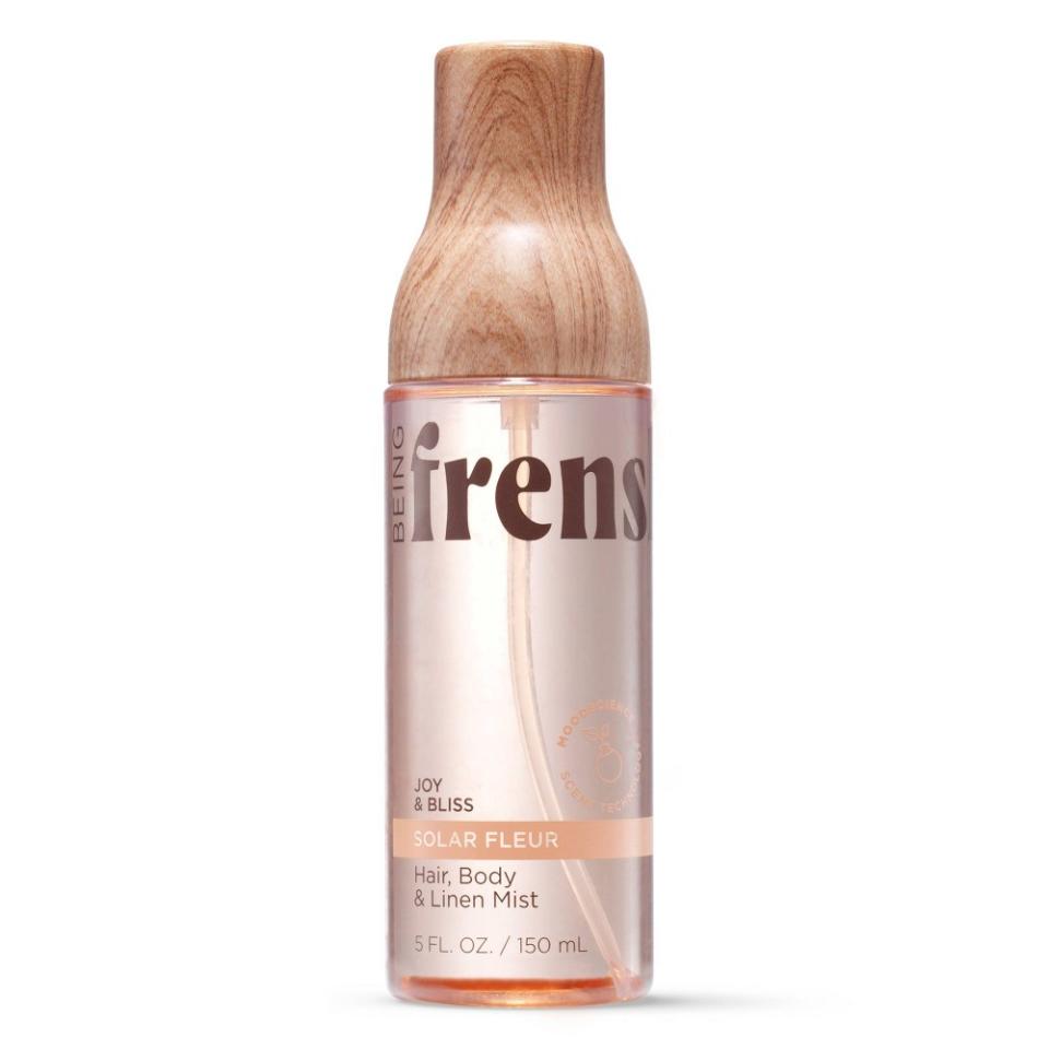 <p><a href="https://go.redirectingat.com?id=74968X1596630&url=https%3A%2F%2Fwww.target.com%2Fp%2Fbeing-frenshe-hair-body-38-linen-mist-body-spray-38-hair-perfume-solar-fleur-5-fl-oz%2F-%2FA-85360331&sref=https%3A%2F%2Fwww.elle.com%2Fbeauty%2Fmakeup-skin-care%2Fg60257011%2Fbest-body-mists%2F" rel="nofollow noopener" target="_blank" data-ylk="slk:Shop Now;elm:context_link;itc:0;sec:content-canvas" class="link ">Shop Now</a></p><p>Solar Fleur Hair, Body & Linen Mist </p><p>target.com</p><p>$14.99</p>