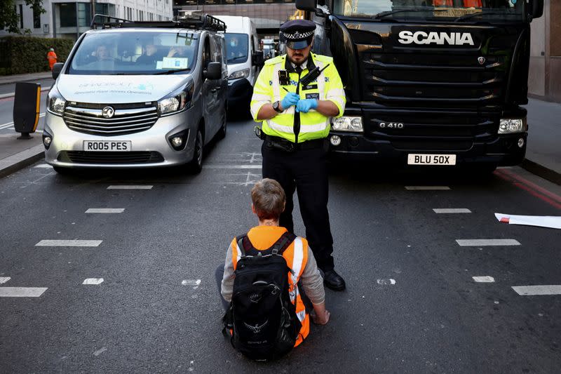 Insulate Britain protest in London