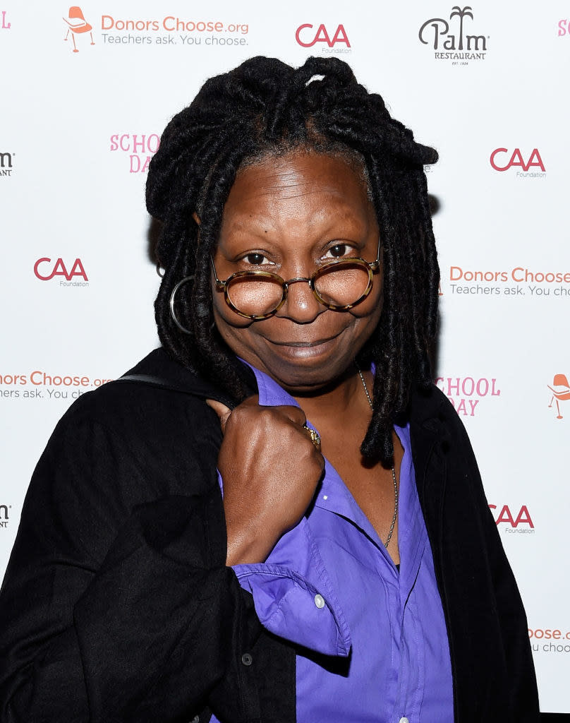 Closeup of Whoopi Goldberg