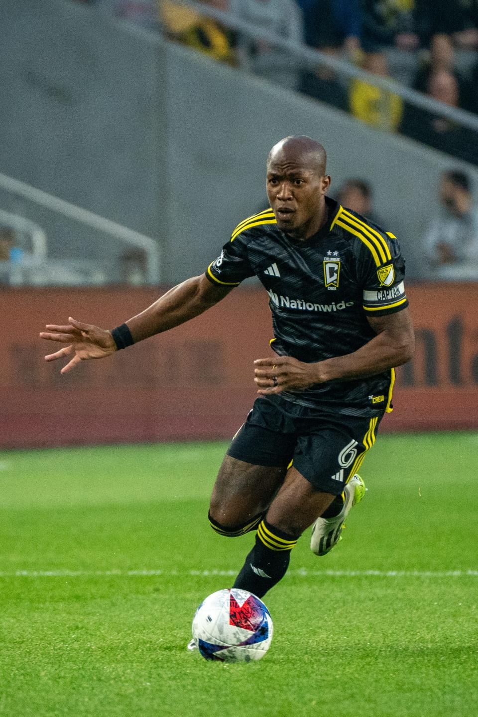 Crew midfielder Darlington Nagbe said the team's younger players have "prepared every single game like it is a playoff game."