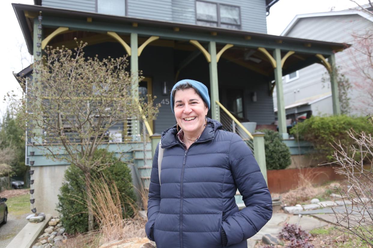 March 20, 2024 -- Kirsten Thoft, founder and owner of Thoft Architecture, who has designed about five accessory dwelling units in Princeton.