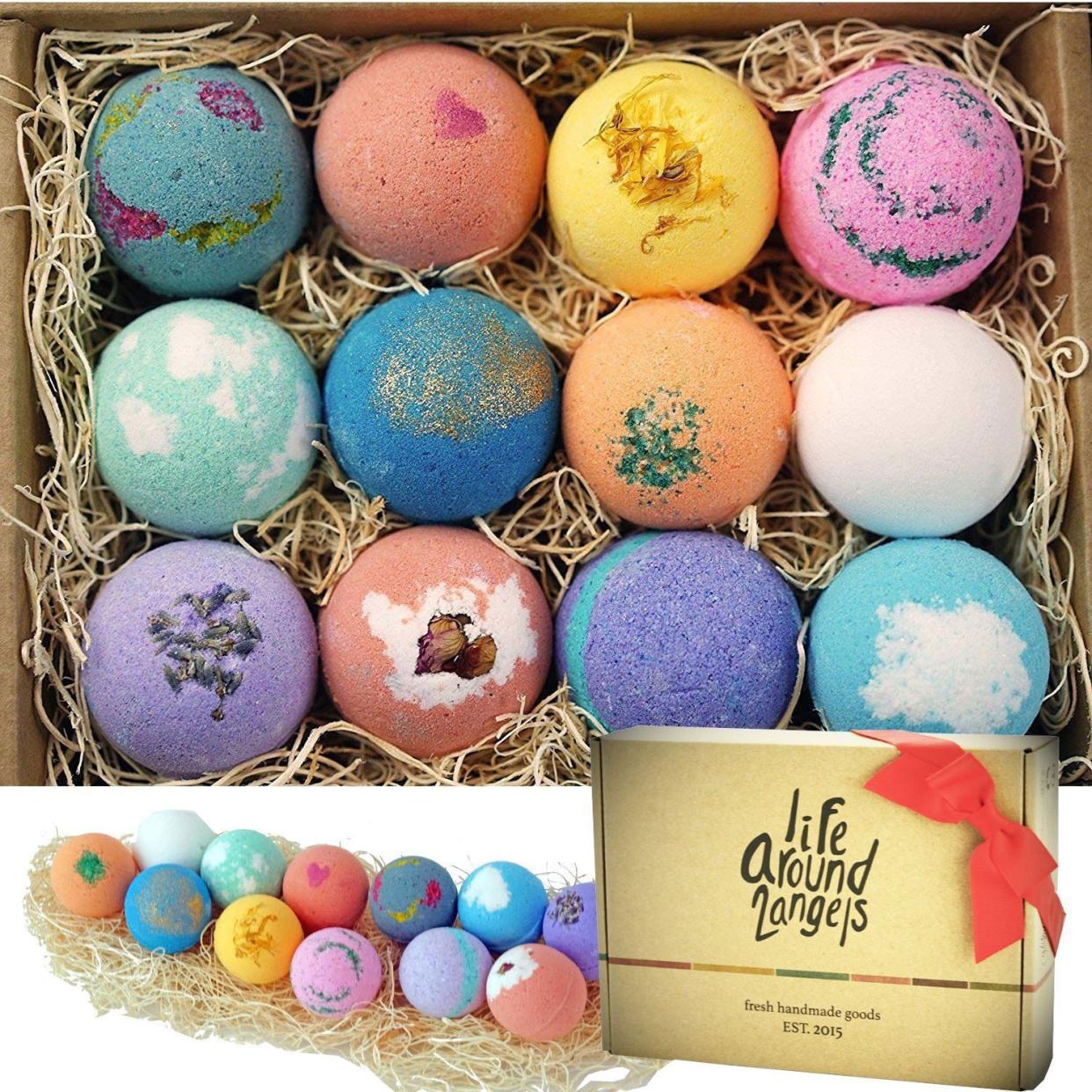 lifearound2angels bath bombs gift set