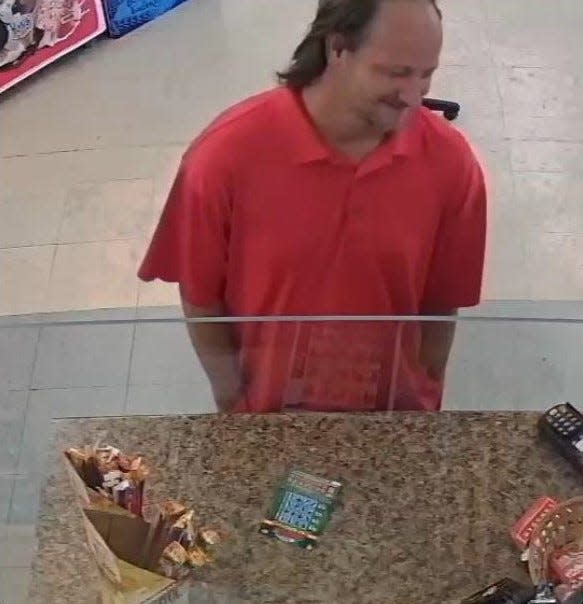 The last known images of Douglas Pierce, 40, of the 400 block of 7th Road Southwest, were captured on convenience store surveillance cameras at Snappy's Food Store off 12th Street and Old Dixie Highway and Mobil gas station at 14th Avenue and 16th Street between 7:30 a.m. and 8:30 a.m., April 29, 2022, according to Indian River County Sheriff's Office.