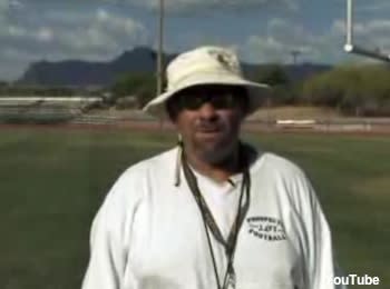 Apache Junction football coach Rich Milligan