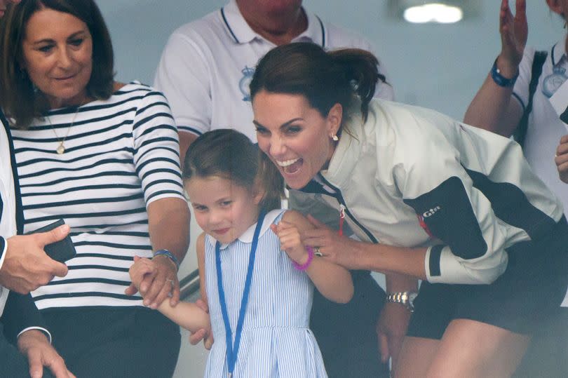 caroleKate Middleton saw the funny side of her daughter's hijinks