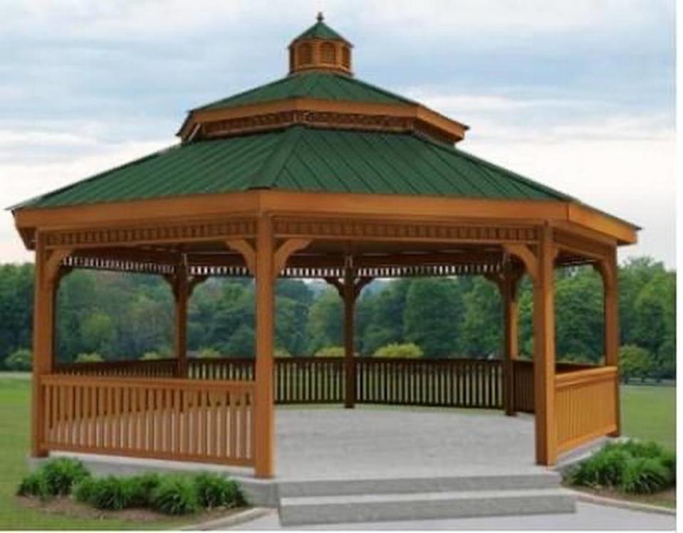 To further the community-building goals of the O’Fallon Garden Club, a new gazebo will be constructed this spring in the Community Garden. The nonprofit group has raised $40,000 to date for the project. 
