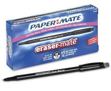 Paper Mate Eraser-Mate pens