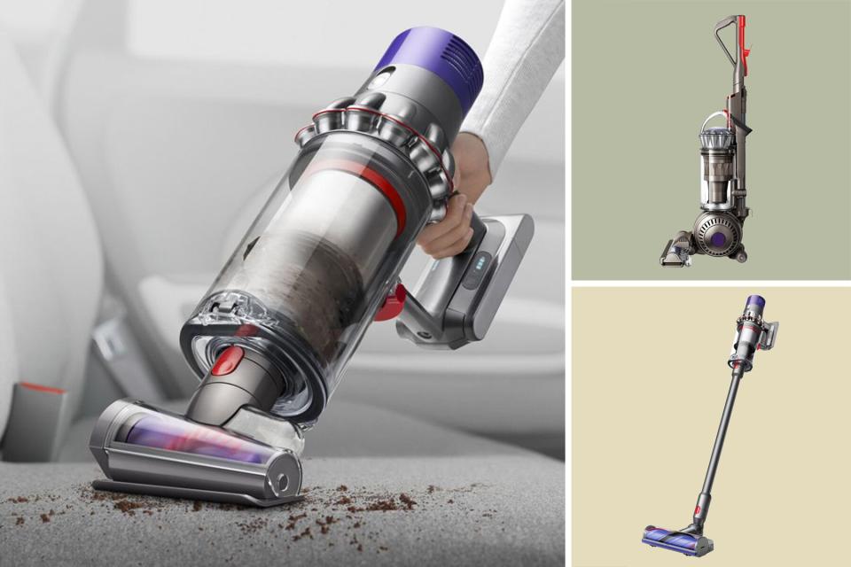 Composite of Dyson vacuum cleaners