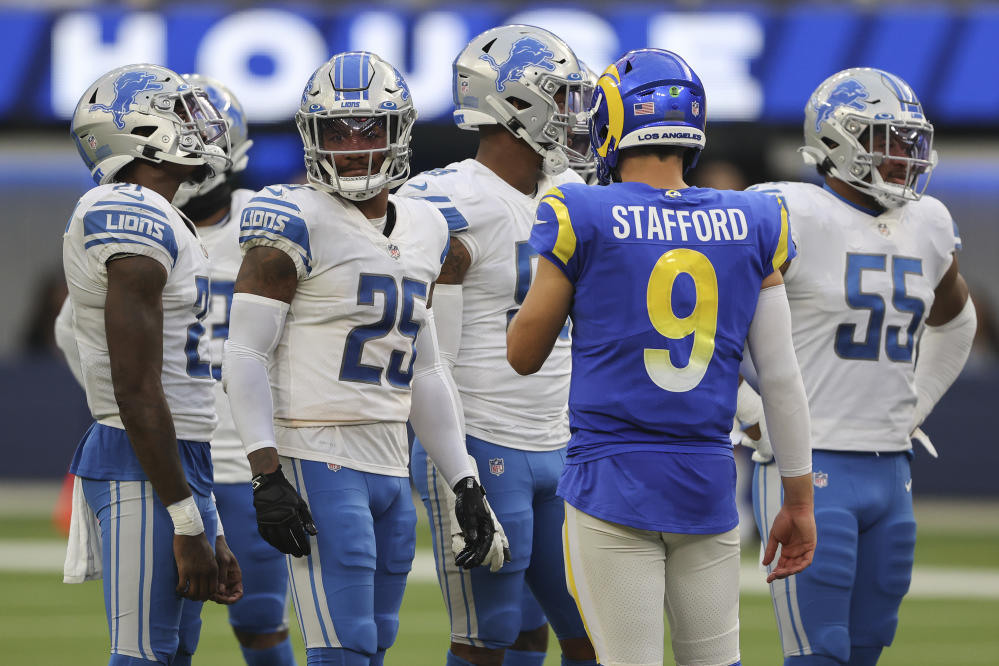 Defense helps Rams, Matthew Stafford beat Lions, Jared Goff – Orange County  Register