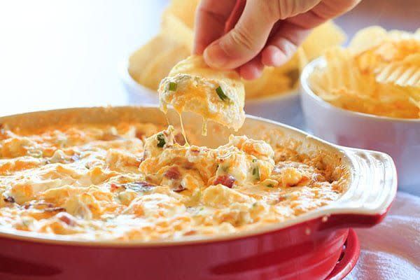 Warm Cheesy Bacon Dip