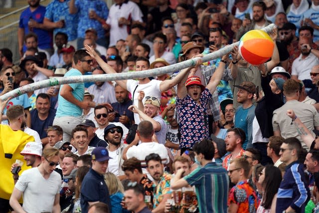 Fans returned in force at Edgbaston