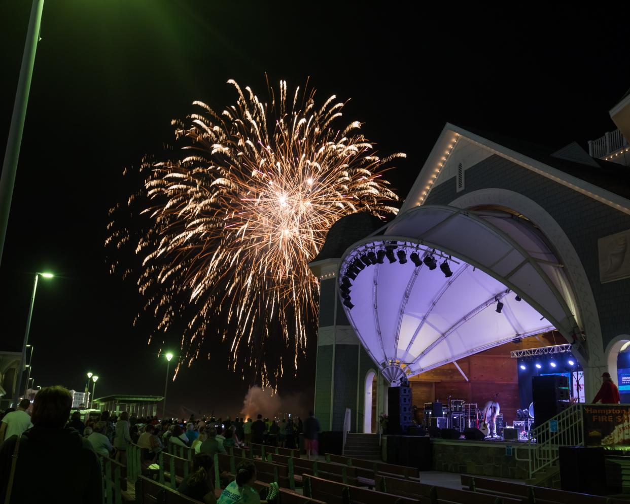 The Hampton Beach Seafood Festival fireworks show will take place at 8:30 p.m. on Saturday, Sept. 9. The event is sponsored by the Hampton Beach Village District.