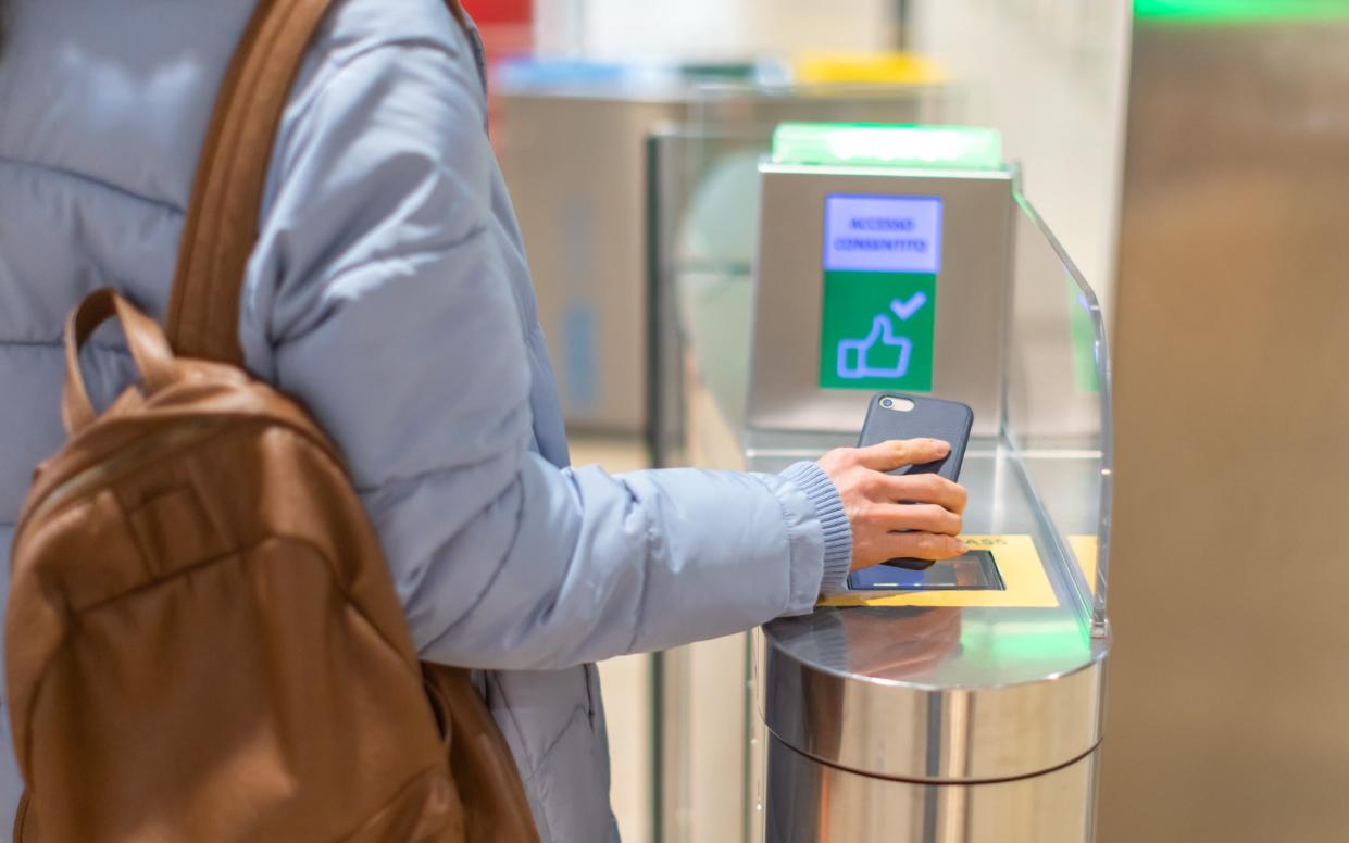 The MPs say e-gates should be capable of scanning an individual’s tests to avoid long waits and overcrowding (Getty/iStockphoto)