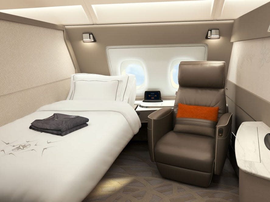Singapore's first class suite.