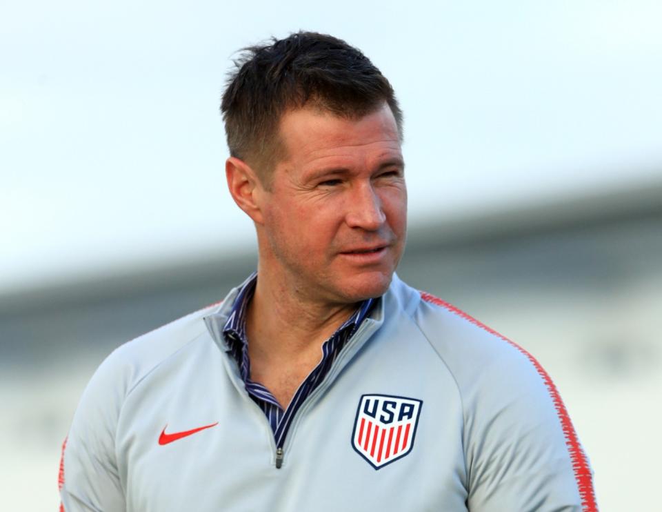 Brian McBride began his new role as general manager of the U.S. men's national team last week. (Mike Ehrmann/Getty)