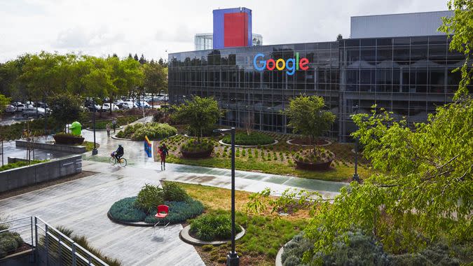 Google office campus in Silicon Valley
