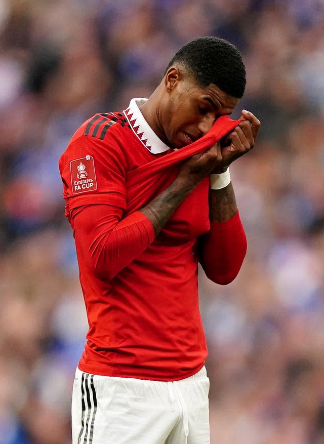 Marcus Rashford has had a frustrating season (Mike Egerton/PA)